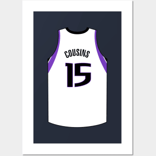 Demarcus Cousins Sacramento Jersey Qiangy Posters and Art